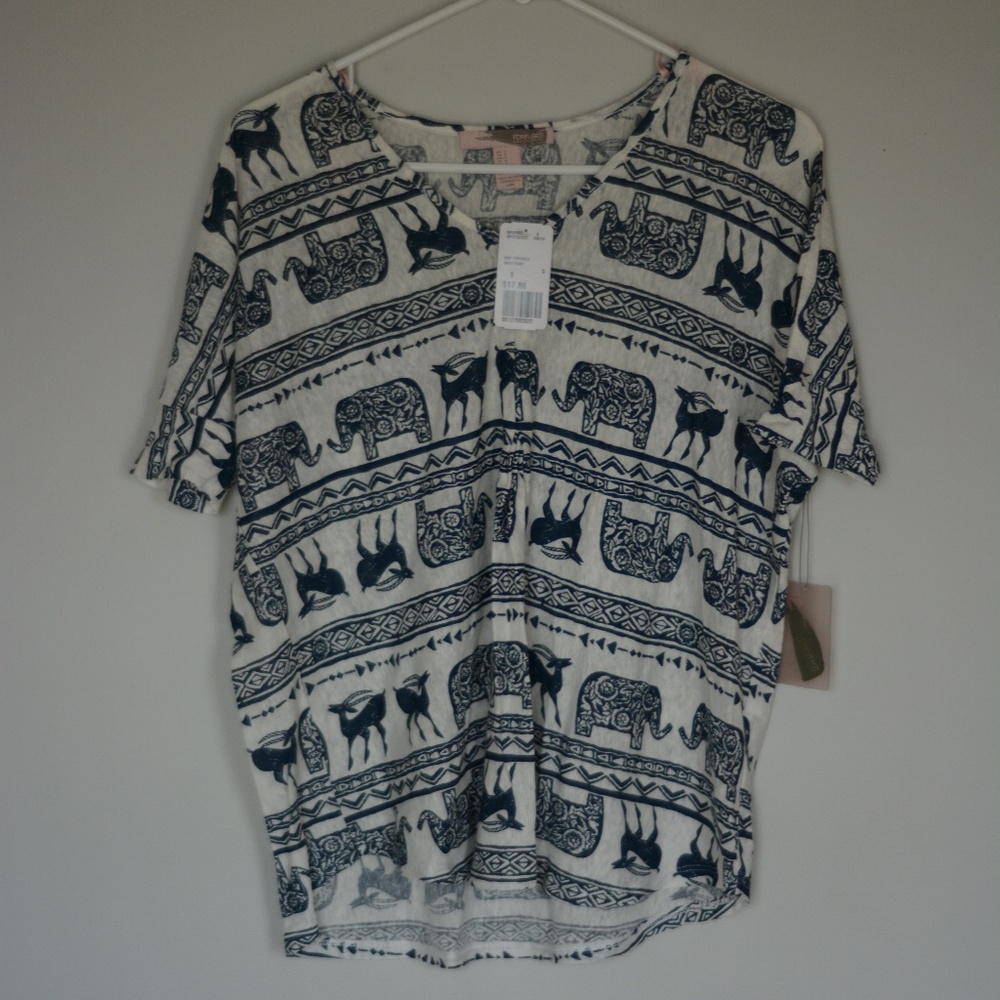 Ancient Animal Knit Top